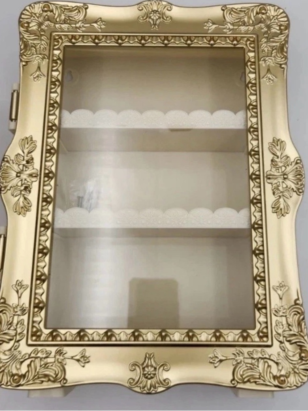 Gold Ornate Wall Display Shelf - Picture 3 of 3